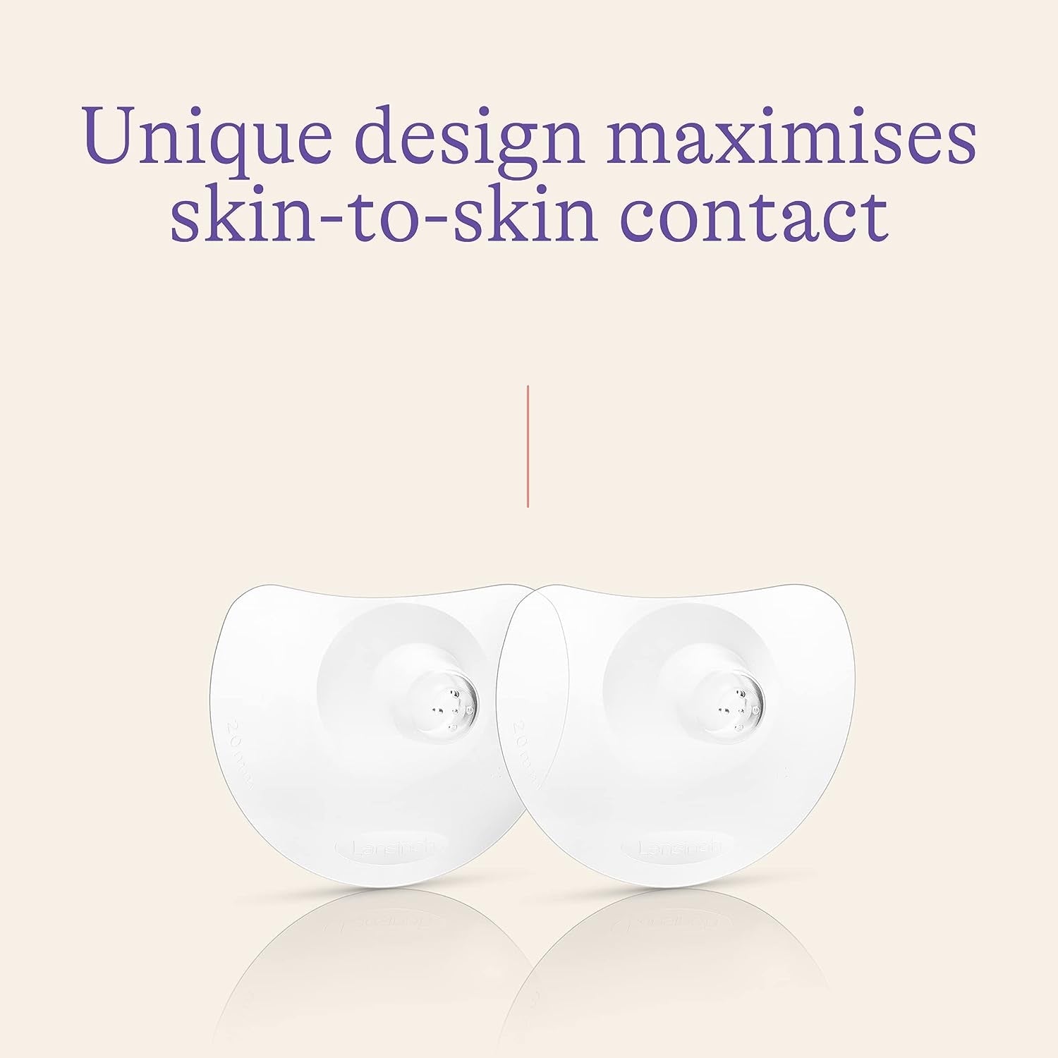 LANSINOH nipple shields, size 2, 24 mm