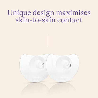 LANSINOH nipple shields, size 2, 24 mm