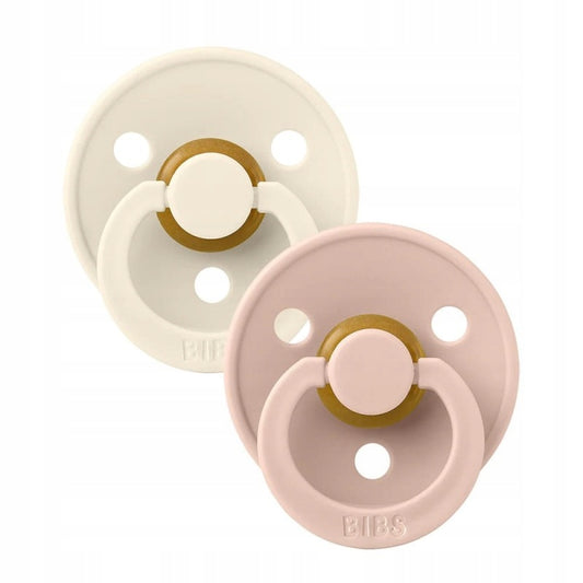 BIBS COLOUR pacifiers 2-pack natural rubber 6+ months