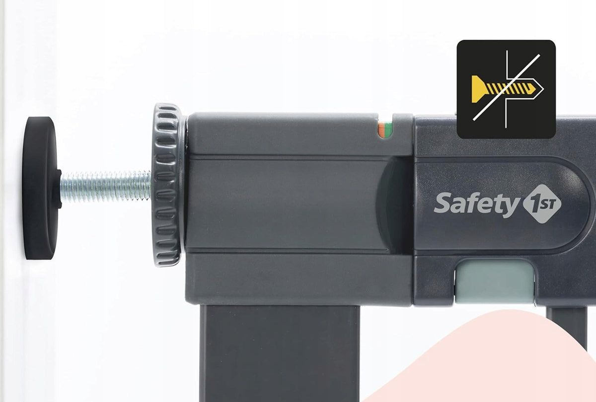 SAFETY 1ST SecureTech Kovová bezprahová zábrana na schody 73-80 cm