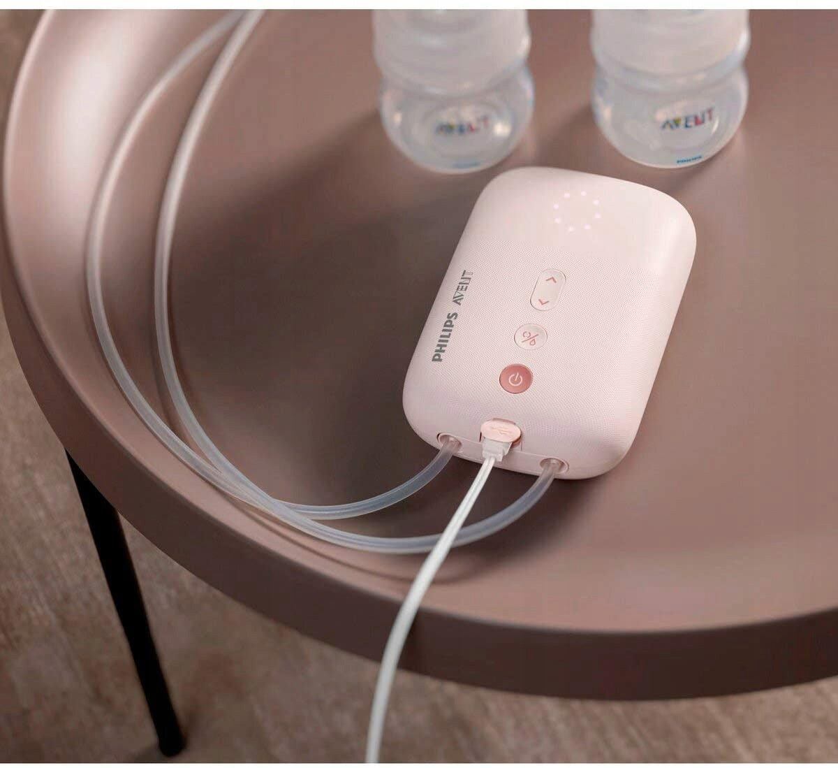 PHILIPS AVENT SCF397/11electric double breast pumpcolour pinkdimensions approx. 10 x 20 x 27 cmweight approx