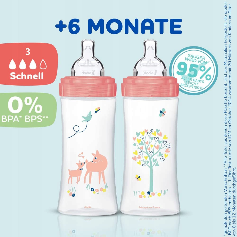 DODIE bottle set, brush and nipple