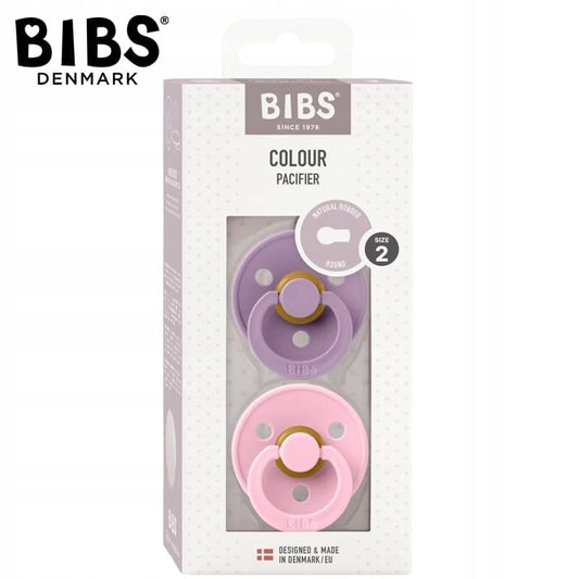 BIBS COLOUR dudlíky uklidňující 2ks kaučuk 6m+