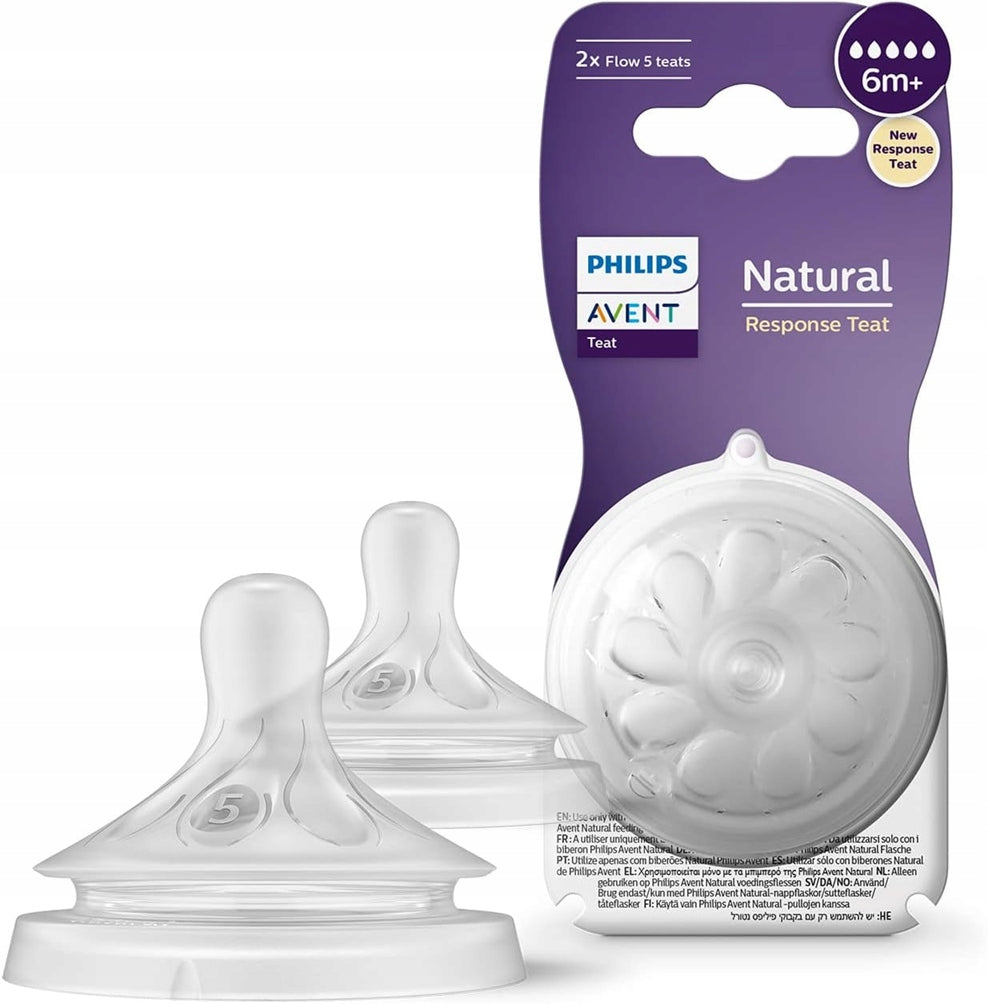 PHILIPS AVENT Natural RESPONSE dudlíky 6m+ x2