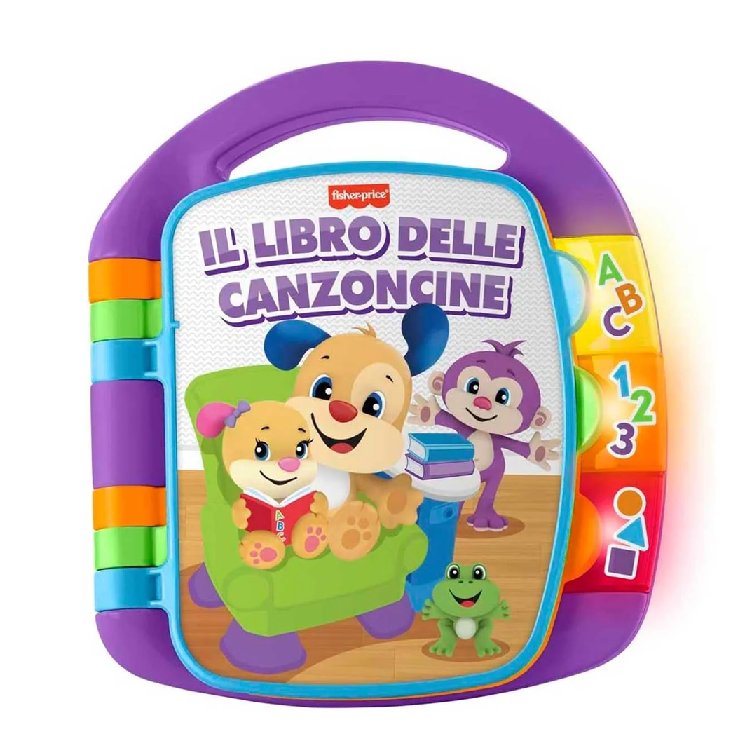 FISHER-PRICE CDH49 elektronická edukační knížka ITALSKÝ JAZYK