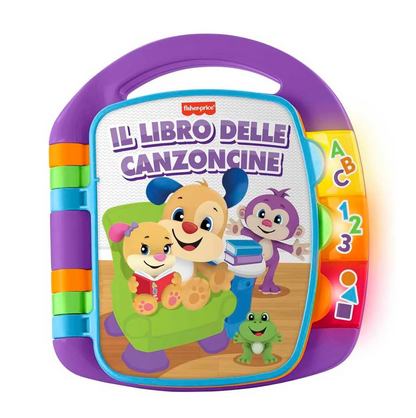 FISHER-PRICE CDH49 elektronická edukační knížka ITALSKÝ JAZYK