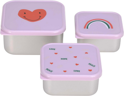 LASSIG Snackbox snack boxes x 3