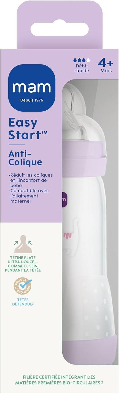 MAM Easy Start butelka antykolkowa 320ml 4m+ szybki przepływ