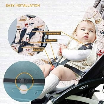 MIRACLE BABY atmungsaktive Einlage für den Sportwagen – Produktfoto 2