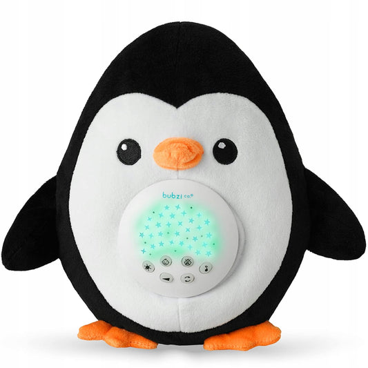 BUBZI plyšová hračka, projektor hvězd, 20 zvuků PINGUIN 20 cm