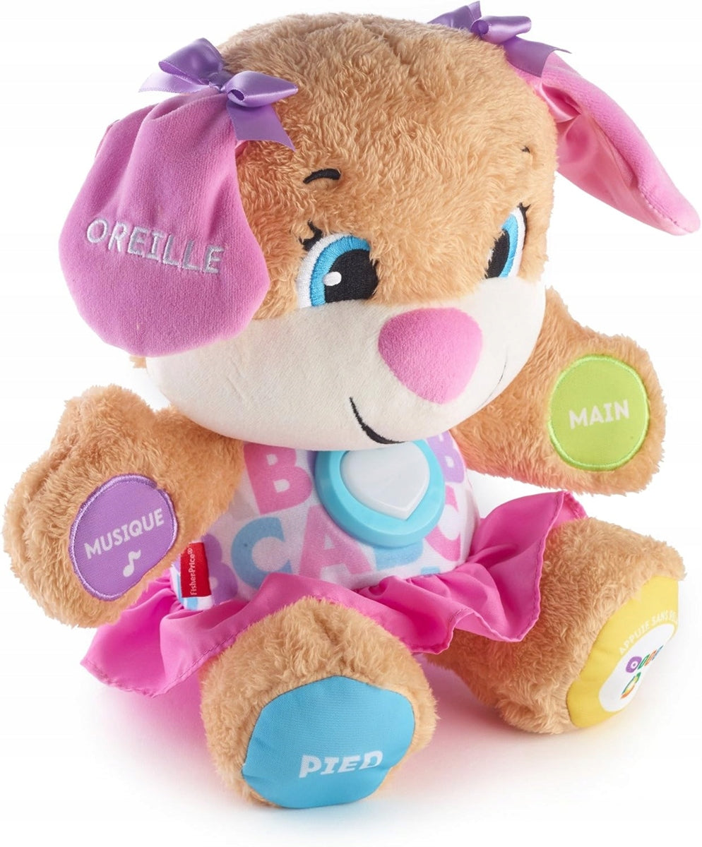 FISHER-PRICE FPP52 sestřička štěňátka učence, francouzský jazyk