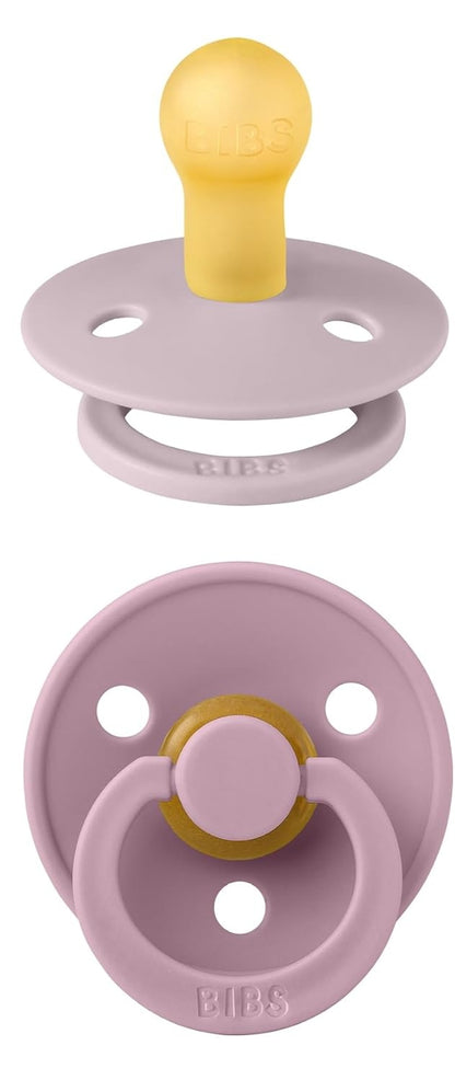 BIBS COLOUR dudlíky uklidňující 2pack kaučuk 6m+
