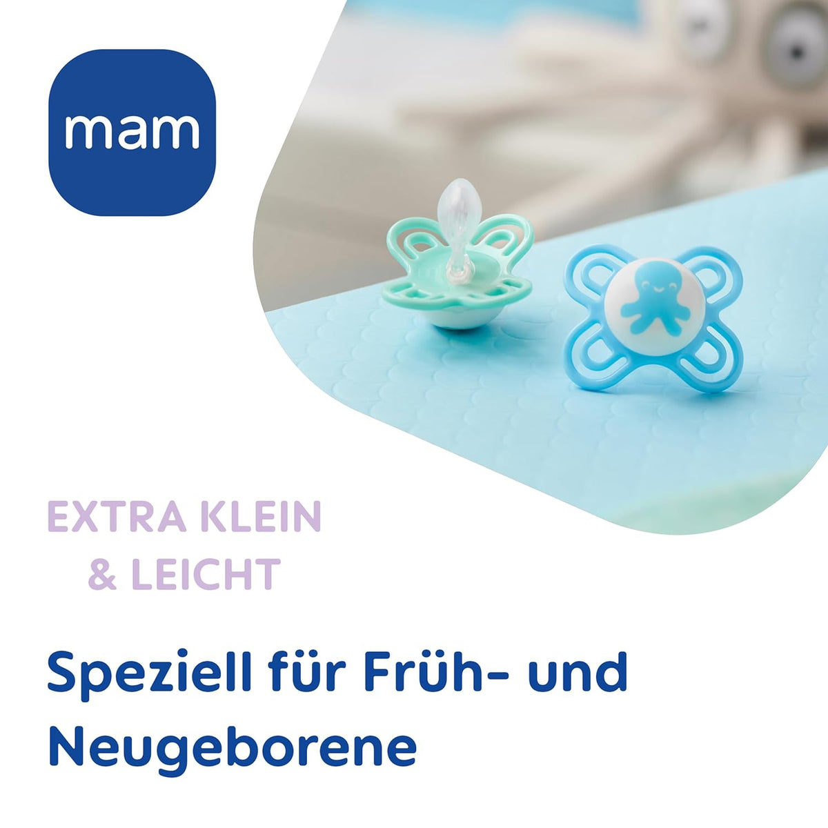 MAM Perfect Start silicone pacifier 0–2 months x2