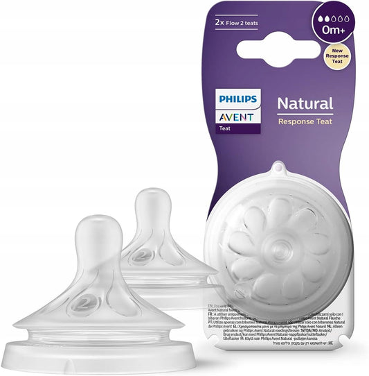 PHILIPS AVENT Natural bottle teats x2