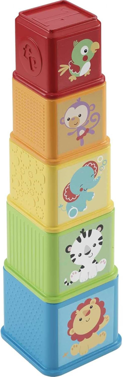 FISHER-PRICE Stack & Explore Blocks set of 5 blocks