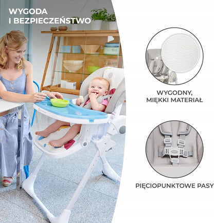 KINDERKRAFT YUMMY jídelní židlička s pultíkem