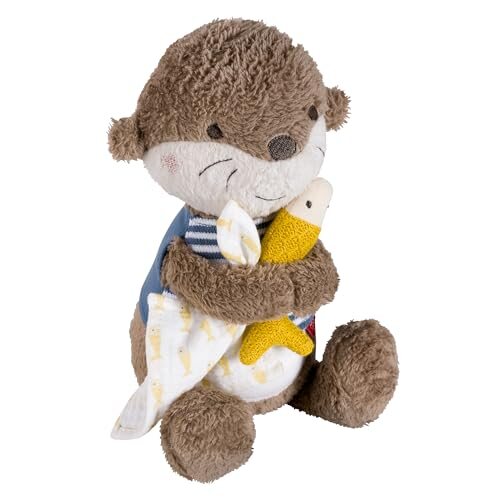 Lampada da notte e peluche Fehn Otter
