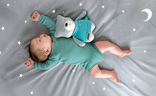 MyHummy šumící plyšák s detektorem pláče MEDVÍDEK LILY 24 cm