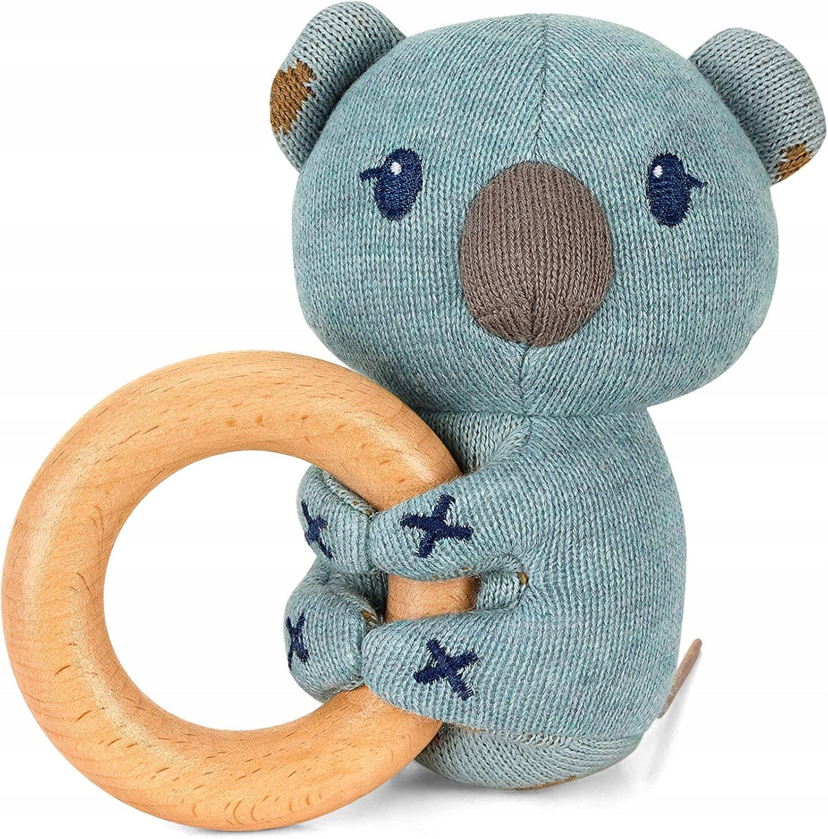 STERNTALER bavlněno-dřevěný chrastítko KOALA 12 cm