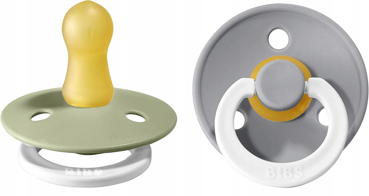 BIBS Colour Glow kaučukový svítící dudlík 0-6m