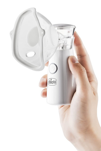 CHICCO EasyBreath Air Mesh kapesní nebulizér 12,5 cm + pouzdro