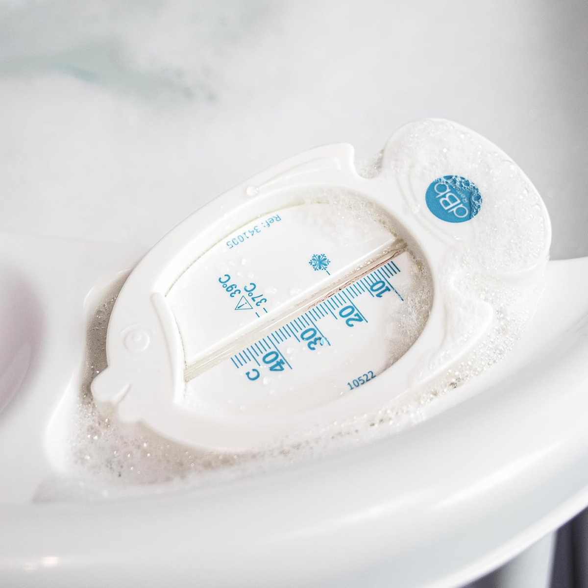 dBd Redmondbath thermometer with fish motifage 4 m+colour whitewidth 7.5 cm, length 12.7 cm, thickness 1.3