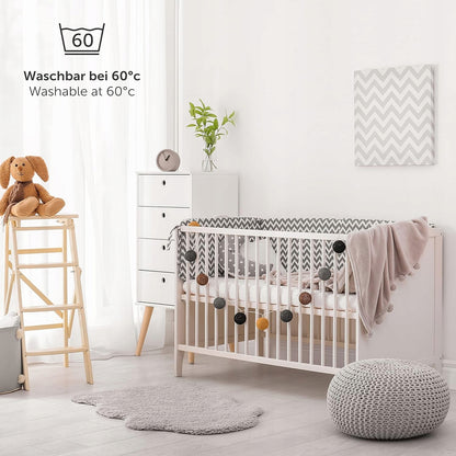 LALENI Spannbettlaken mit Gummizug für Wiege 40x90, 2 Stück – Produktbild 4