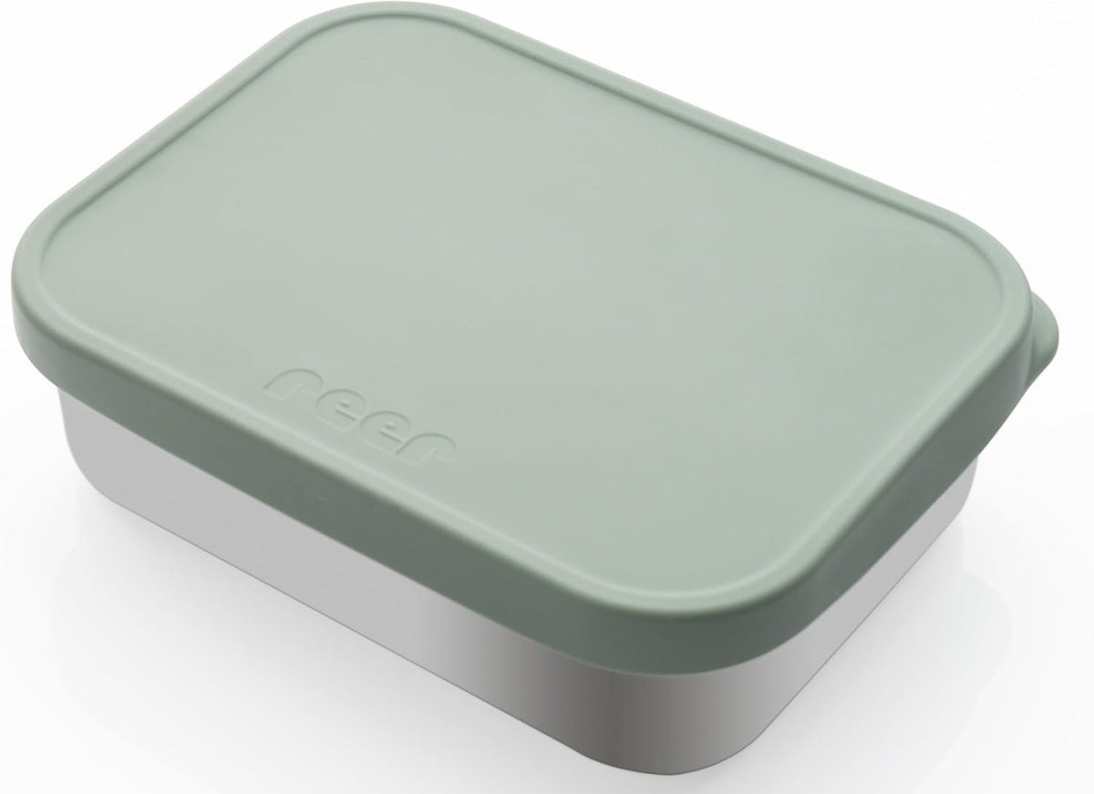REER stainless steel lunch box with divider 700 ml 12x16 cm