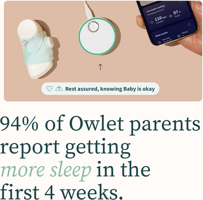 OWLET DREAM SOCK pulzní oxymetr 2v1 pro kojence 0-18 měsíců