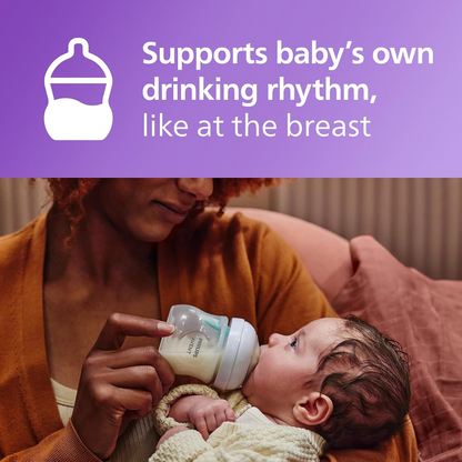 bottle 260 ml with dummy 1+ X2 An anti-colic valve: The bottle is designed to keep air away from baby's belly