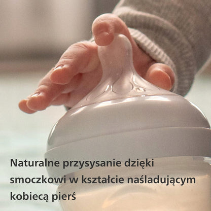 PHILIPS AVENT Natural Response zestaw 3 butelki SZKLANE + smoczek – zdjęcie produktu 5