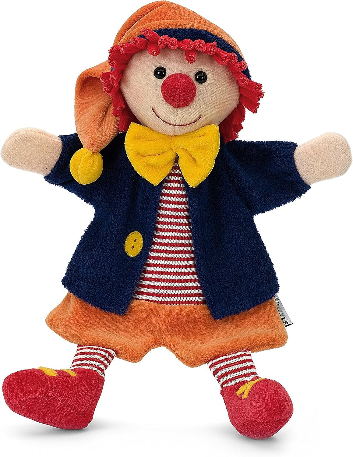 STERNTALER plush hand puppet for role play CLOWN 28 cm