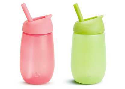 MUNCHKIN SIMPLE CLEAN hrnek se slámkou x2 296ml 12m+