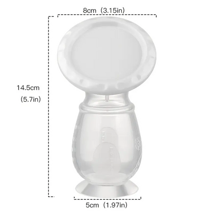 Silikónový zberač materského mlieka 90 ml