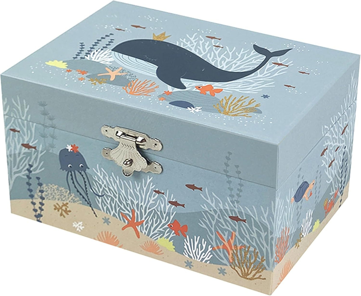 TROUSSELIER OCEAN jewelry box with a wind-up music box that glows in the dark – product photo 3