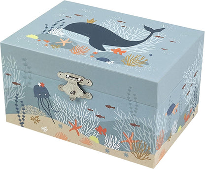 TROUSSELIER OCEAN jewelry box with a wind-up music box that glows in the dark – product photo 3