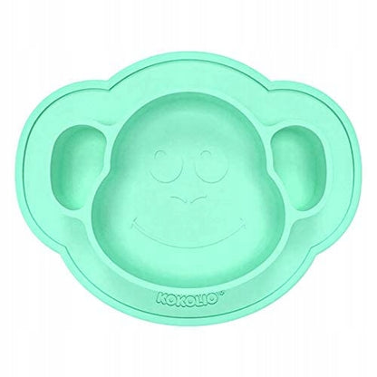 KOKOLIO non-slip placemat plate with 3 compartments