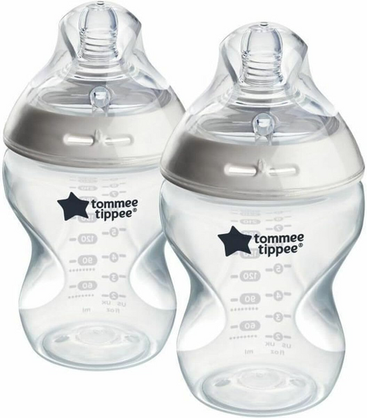 TOMMEE TIPPEE Natural Start μπιμπερό 260 ml x2 ANTI-COLIC 0 μηνών+