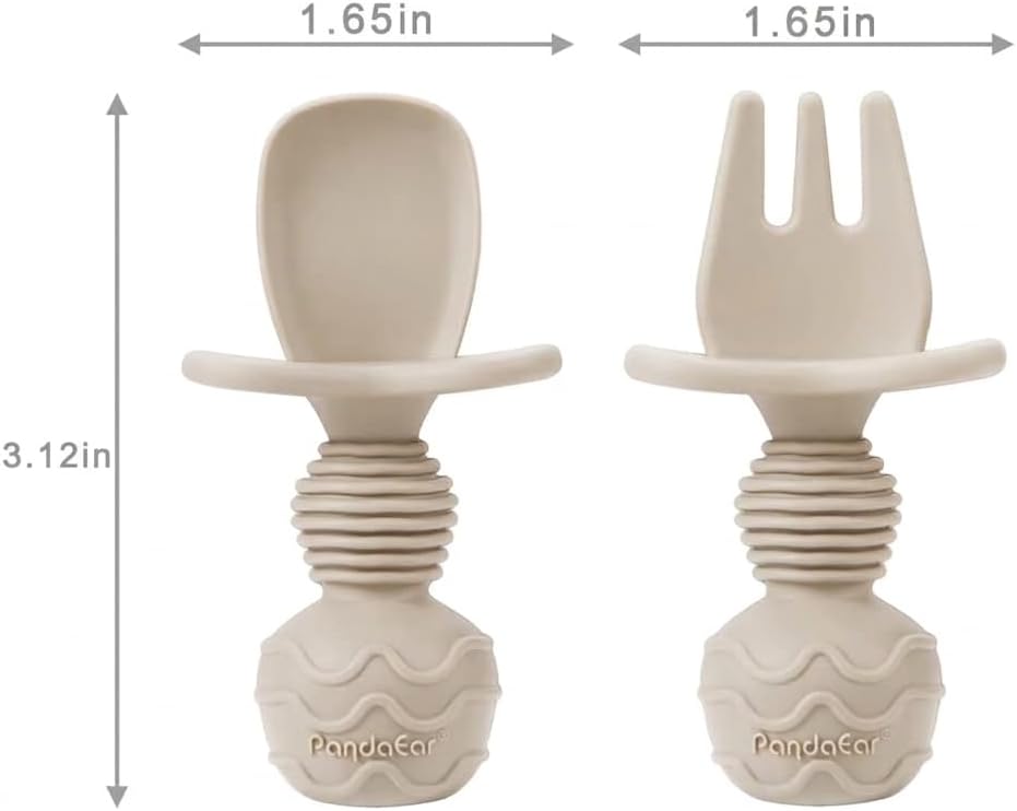 6-piece set suitable for the youngest children, safe design supporting learning to eat independently