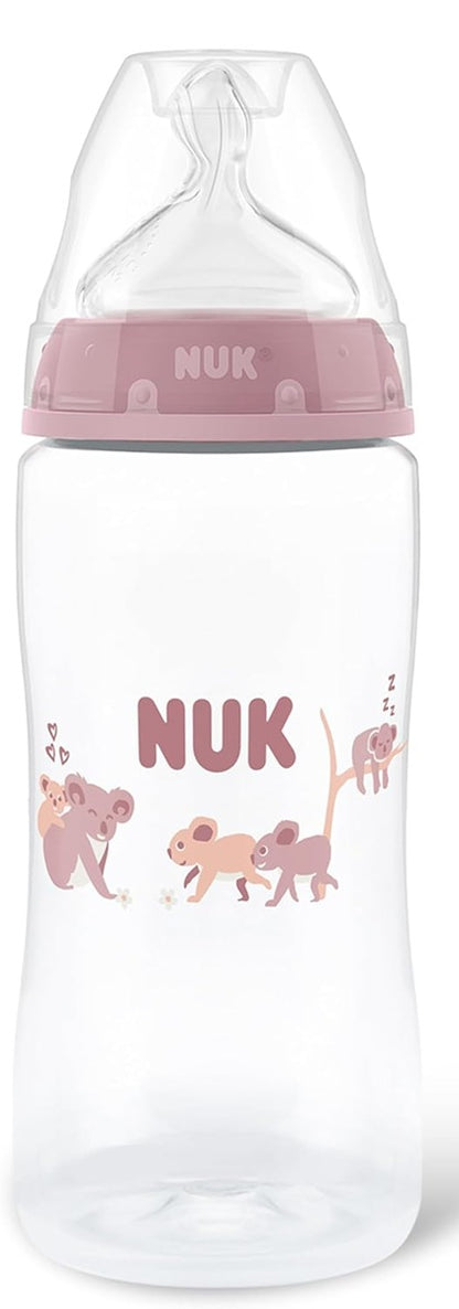NUK First Choice+ bottle 300 ml teat M medium flow temperature indicator