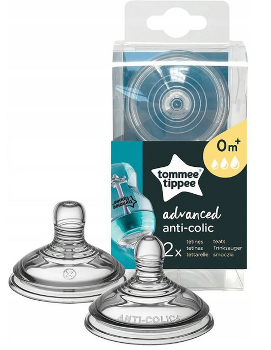 TOMMEE TIPPEE advanced anti-colic dudlíky 0m+ x2