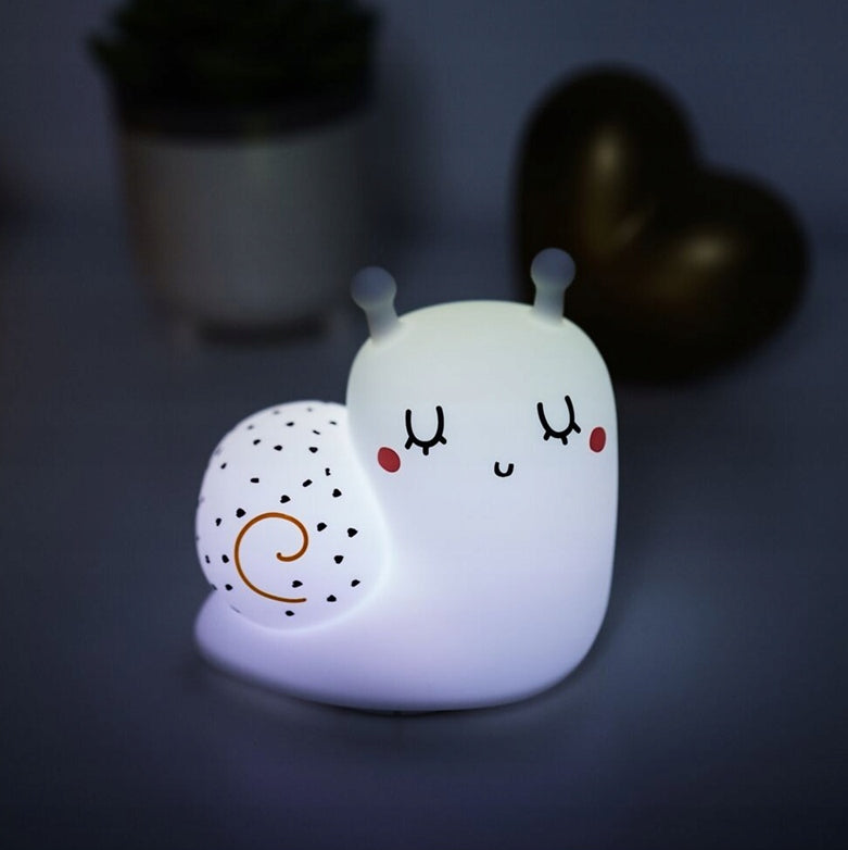 MINILAND Cosy Dreamernight light snailage 0 +colour whitewidth 8.7 cm, length 12.3 cm, height 12.3