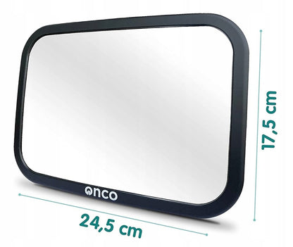 ONCO zpětné zrcátko do auta pro sledování dítěte 17,5 x 24,5 cm