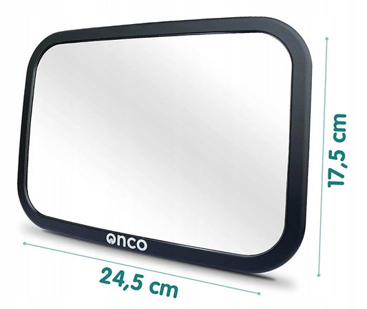 ONCO zpětné zrcátko do auta pro sledování dítěte 17,5 x 24,5 cm