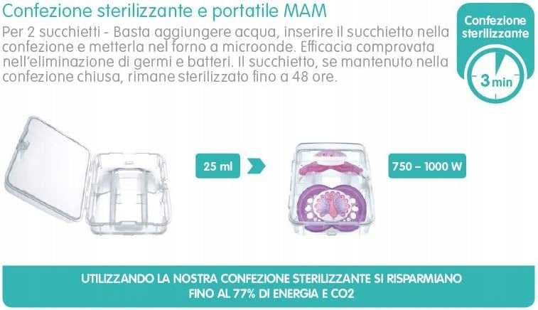 MAM AIR pacifier x2, 6–16 months