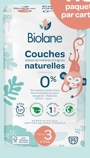 BIOLANE pieluszki jednorazowe