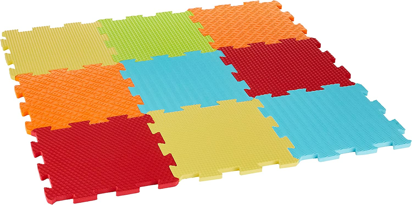 LUDI covoraș puzzle pliabil SENZORIAL 90x90
