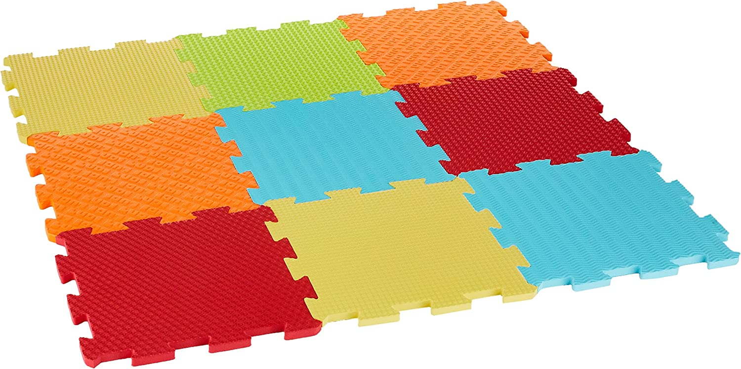 LUDI covoraș puzzle pliabil SENZORIAL 90x90