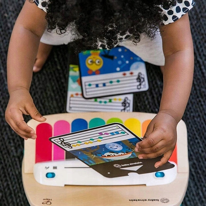 BABY EINSTEIN Hape Magic Touch drevené dotykové pianínko 18 × 30 cm – fotografia produktu 4