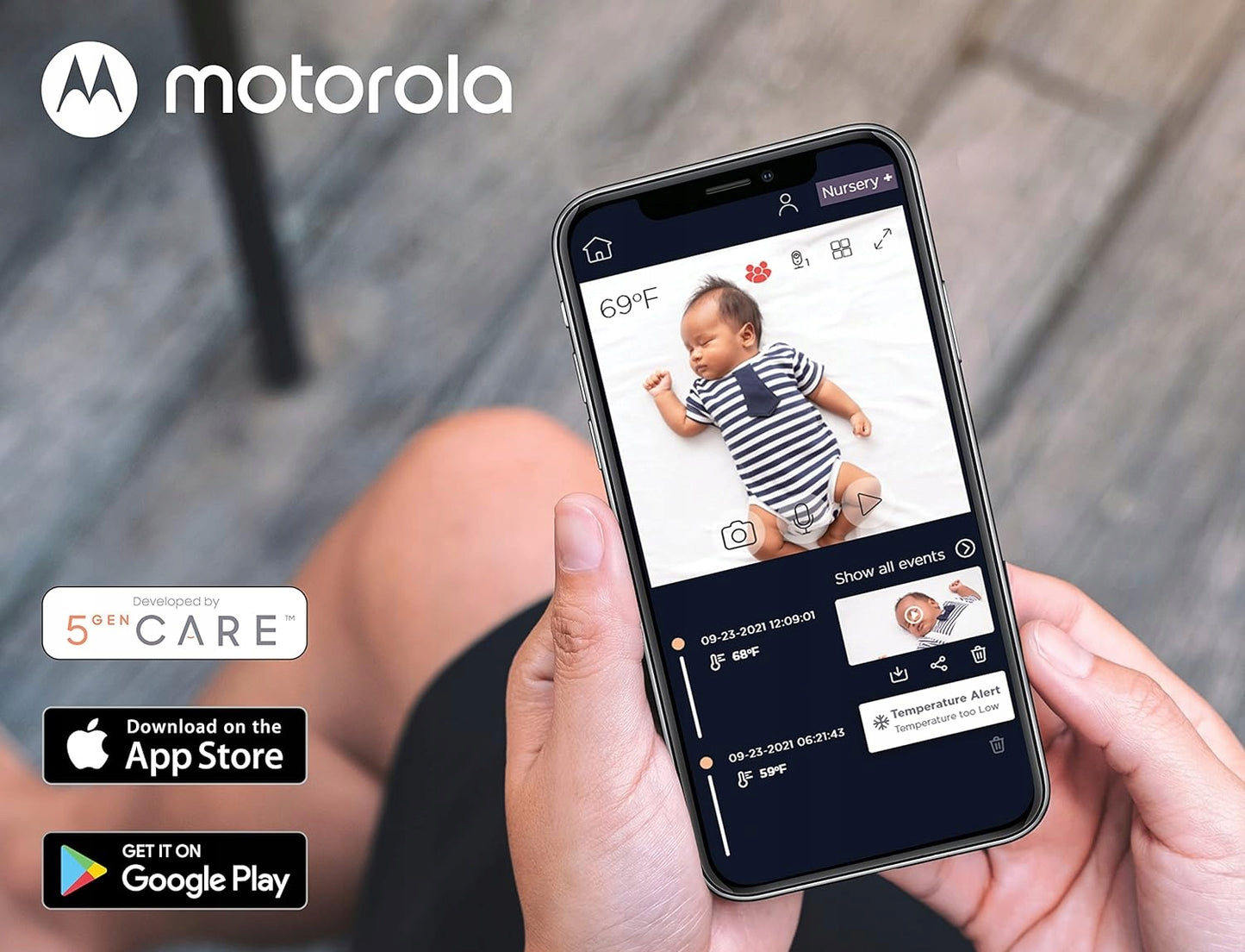 MOTOROLA VM44 Connect electronic nanny 4.3''